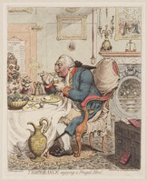 KG 16443
          <br/>
          Temperance enjoying a frugal meal
          <br/>
          <em>Gillray, James (1757 - 1815)</em>